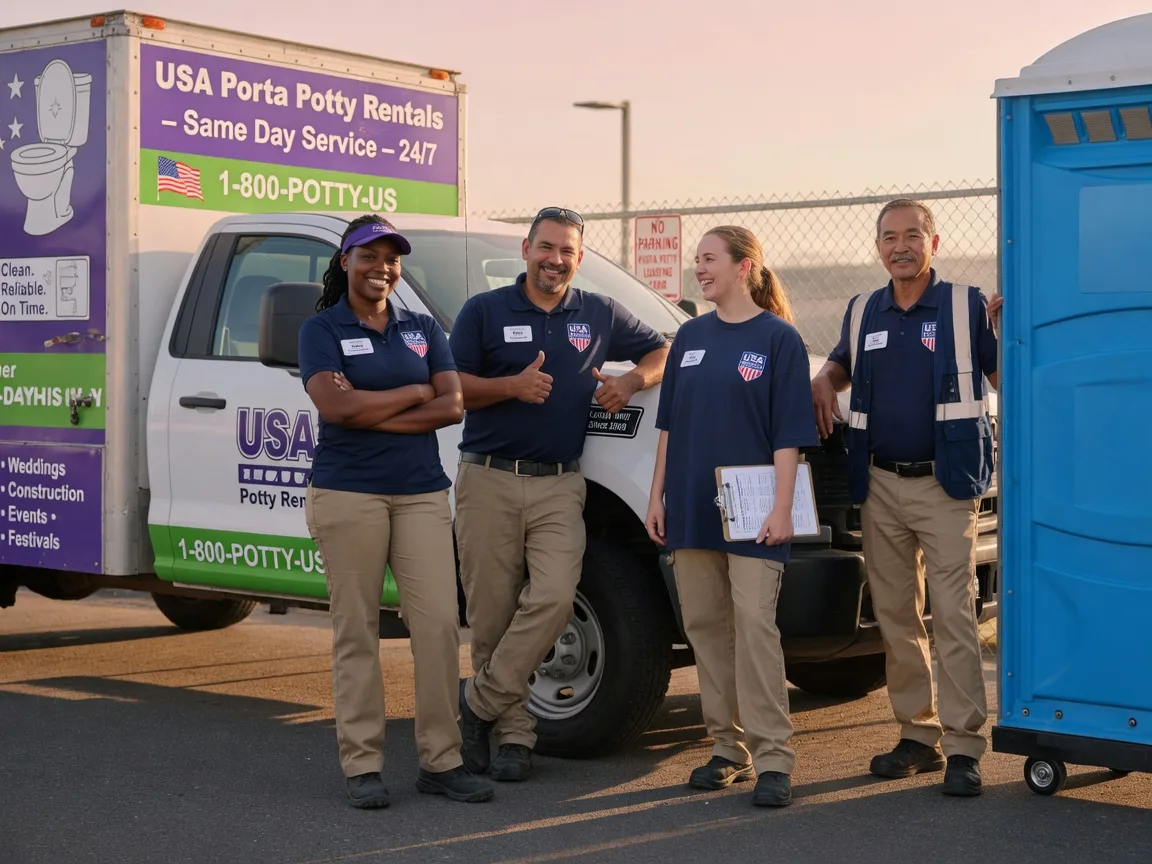 Porta Potty Rental company in South West City, MO